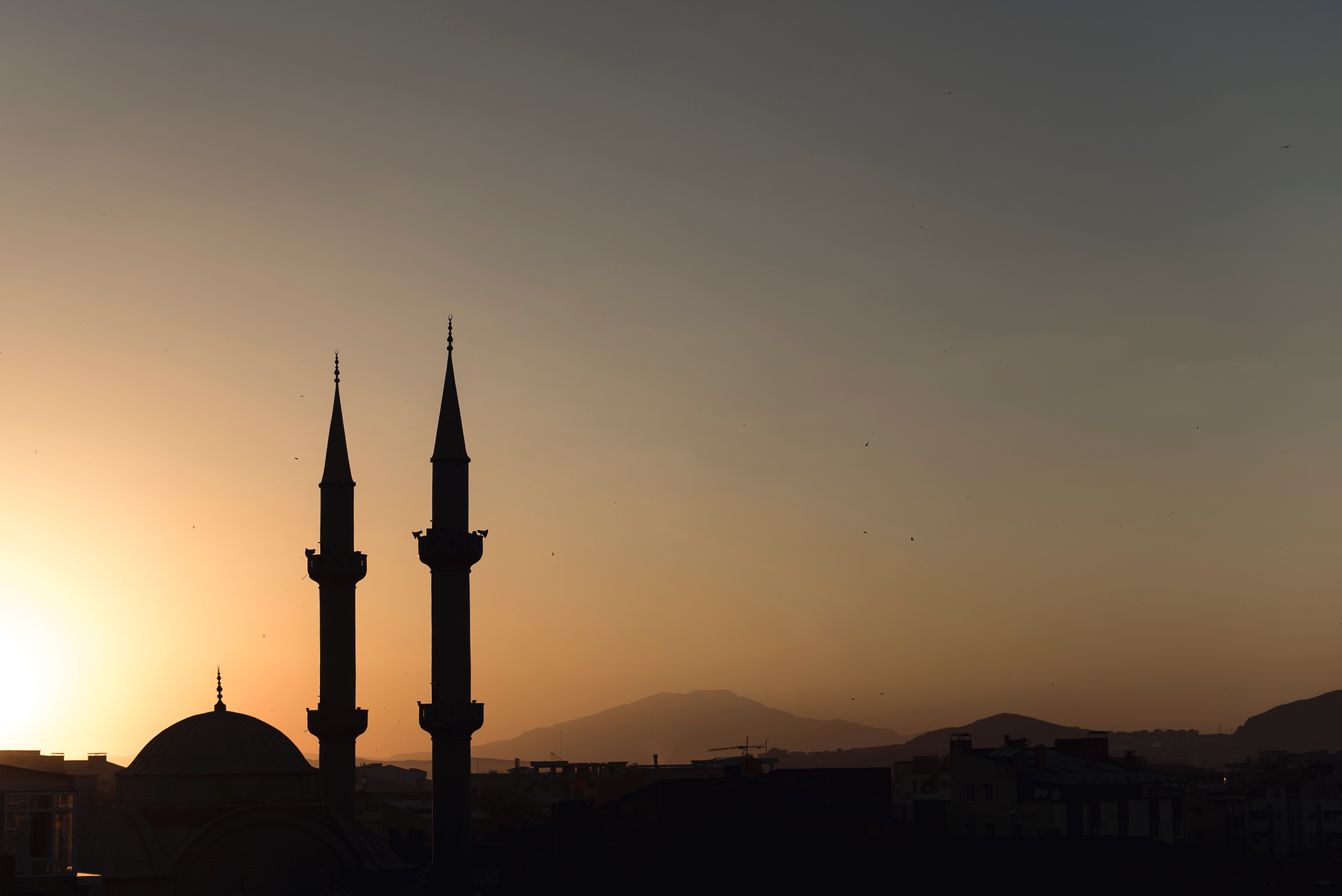 Mosque at sunrise